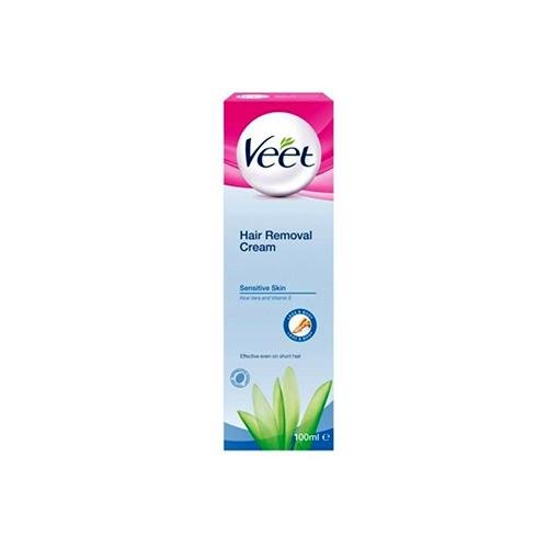 Veet Hair Removal Cream Sensitive Skin 100ml, Veet, Beautizone UK