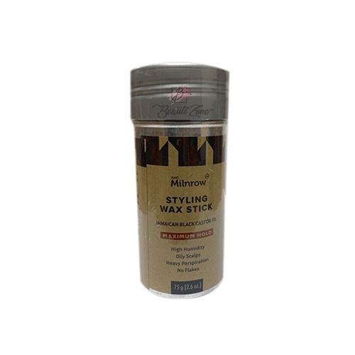 June Milnrow Jamaican Black Castor Oil Styling Wax Stick Max Hold 2.6oz, June Milnrow, Beautizone UK