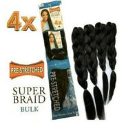 IMPRESSION 4X PRE STRETCHED BRAIDING HAIR EXTENSION 4 X PACK VALUE, Impression, Beautizone UK