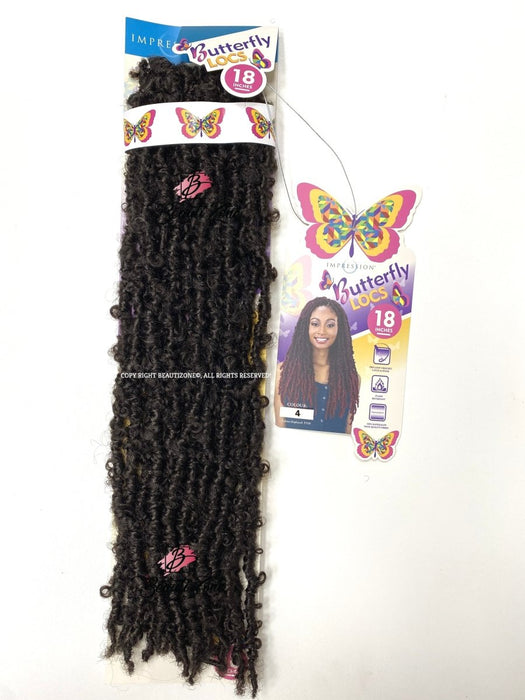 Impression l Butterfly Locs l Crochet Hair l Faux Locs 18" Lengths, Cherish, Beautizone UK