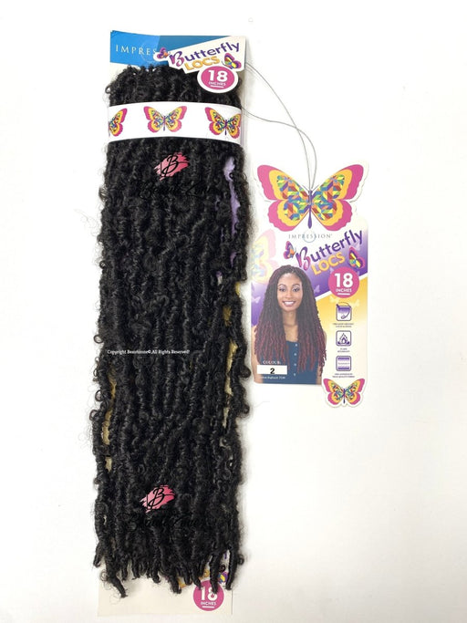 Impression l Butterfly Locs l Crochet Hair l Faux Locs 18" Lengths, Cherish, Beautizone UK