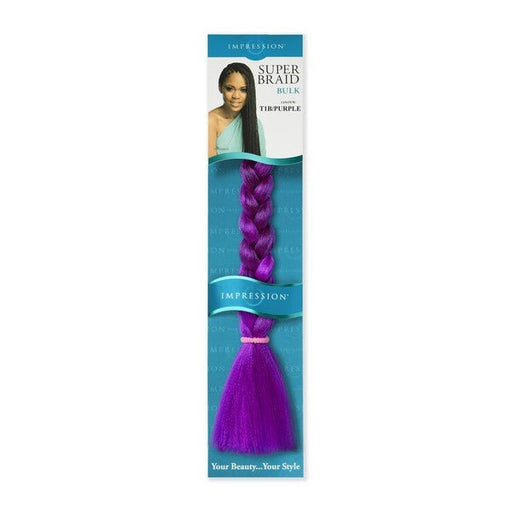 Impression Super Braid Bulk Plaits Braids Hair Extension 86" Long - All Colors, Impression, Beautizone UK