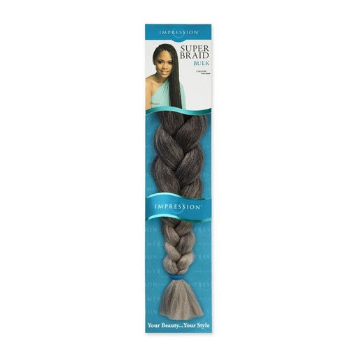 Impression Super Braid Bulk Plaits Braids Hair Extension 86" Long - All Colors, Impression, Beautizone UK