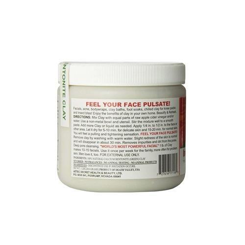 Aztec Secret Indian Healing Clay Face Mask - Jar 1LB, Aztec Secret, Beautizone UK