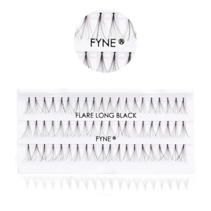 Individual Flare Cluster Eyelashes Long 618-02, Eyelash, Beautizone UK