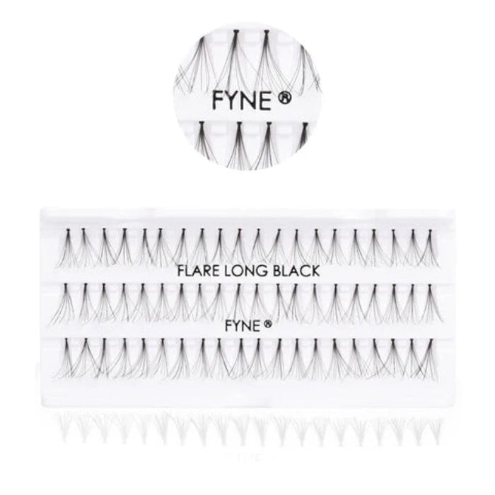 Individual Flare Cluster Eyelashes Long 618-02, Eyelash, Beautizone UK