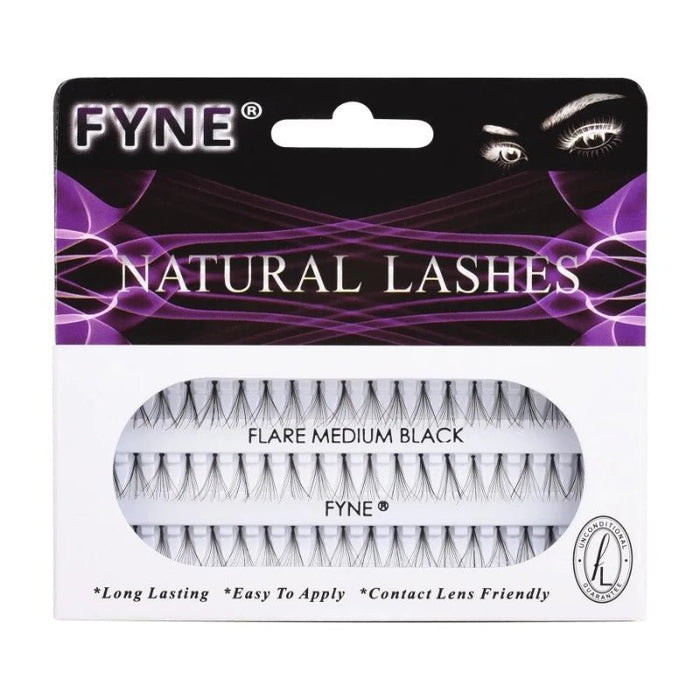 Individual Flare Cluster Eyelashes, Medium 617-02, Eyelash, Beautizone UK