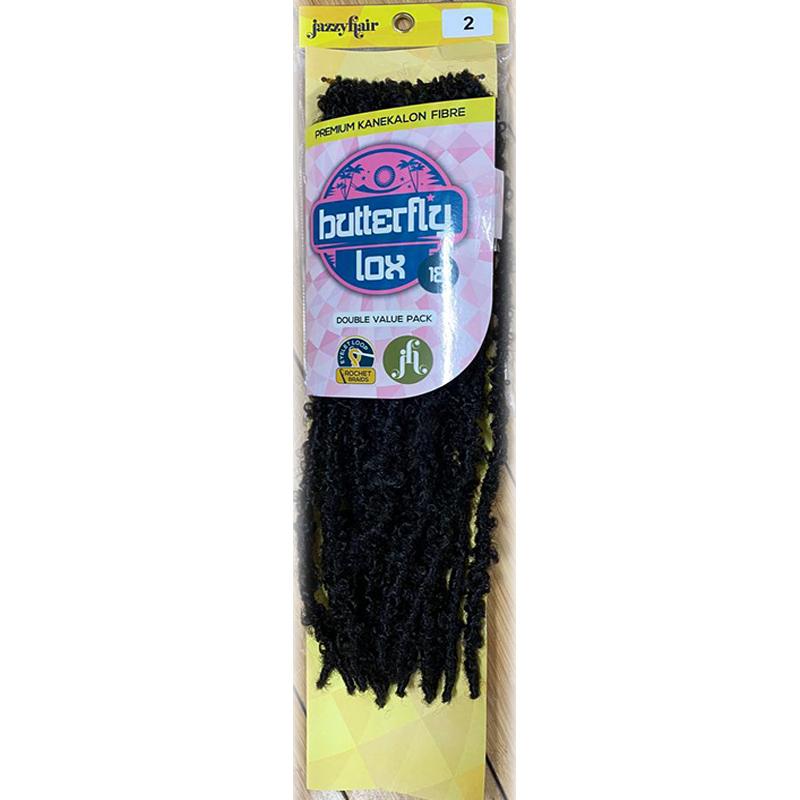 Jazzy Hair Butterfly Lox Crochet Braid 18" & 12" Inches, Jazzy, Beautizone UK