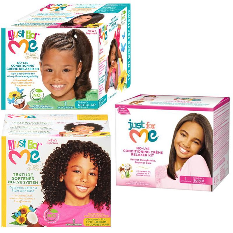 Just For Me Relaxer Kit - Regular Relaxer Kit - Super Texture Softener System No Lye Kit Set, Just For Me, Beautizone UK