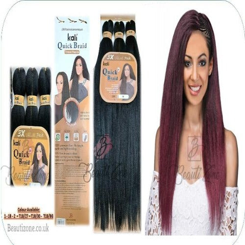 Kali Essential Pre Stretched Quick Braid 3x Pack Value 26" Length, Kali Essential, Beautizone UK