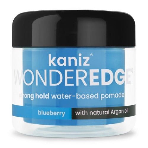 Kaniz WONDEREDGE strong hold hair pomade BLUEBERRY | Beautizone UK