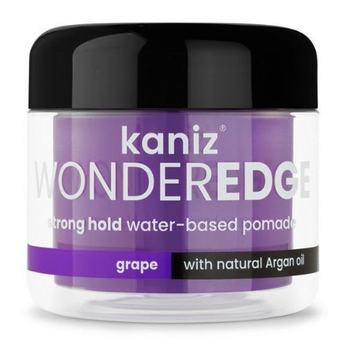 Kaniz WONDEREDGE strong hold hair pomade GRAPE | Beautizone UK