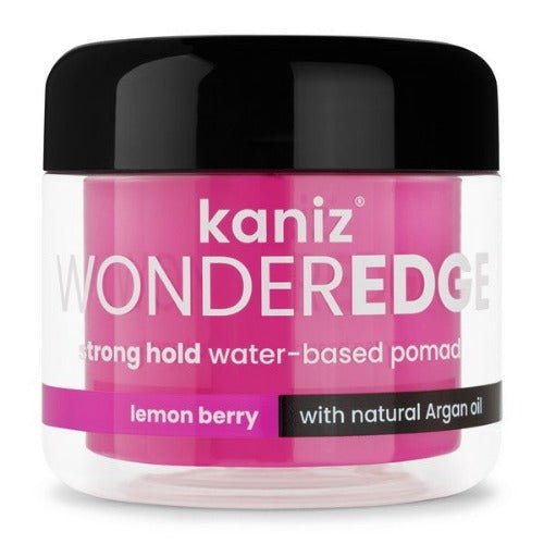 Kaniz WONDEREDGE strong hold hair pomade LEMON BERRY | Beautizone UK