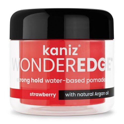 Kaniz WONDEREDGE strong hold hair pomade STRAWBERRY | Beautizone UK