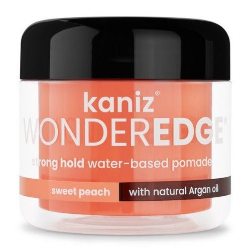 Kaniz WONDEREDGE strong hold hair pomade SWEET PEACH | Beautizone UK