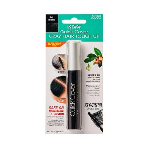 Kiss Quick Cover Gray Hair Touch Up Brush-In Mascara All Colors, Kiss Colors, Beautizone UK
