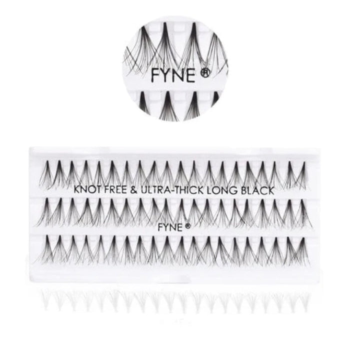 Knot-Free Individual Eyelashes, Long 628-20, Eyelash, Beautizone UK