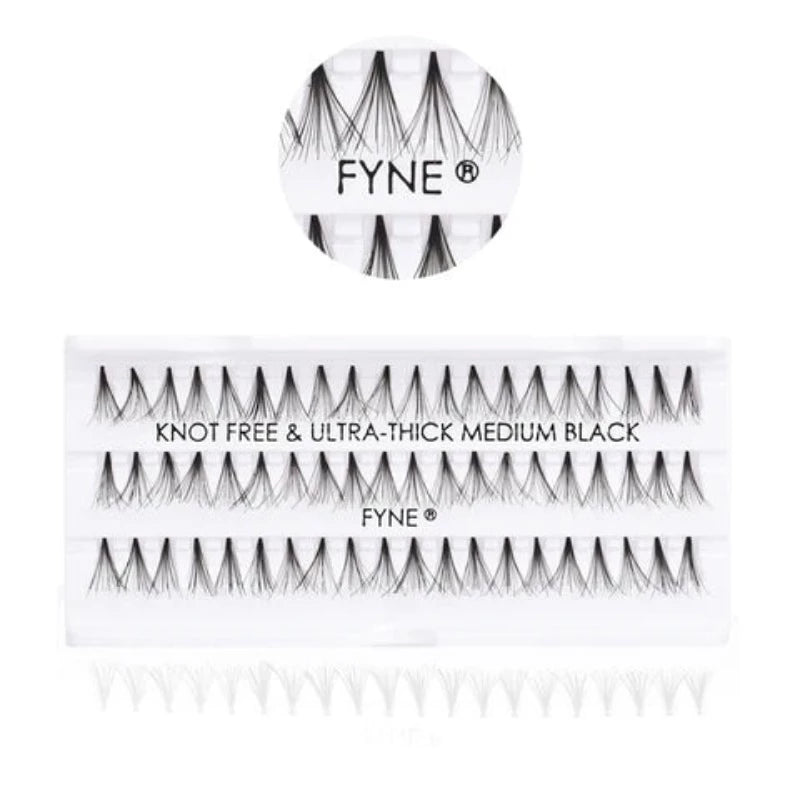 Knot-Free Individual Eyelashes Medium 627-20, Eyelash, Beautizone UK