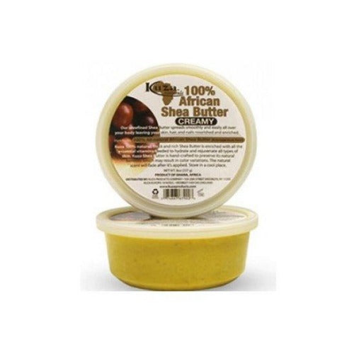 Kuza 100 % African Shea Butter Yellow-Creamy 227g, Kuza, Beautizone UK