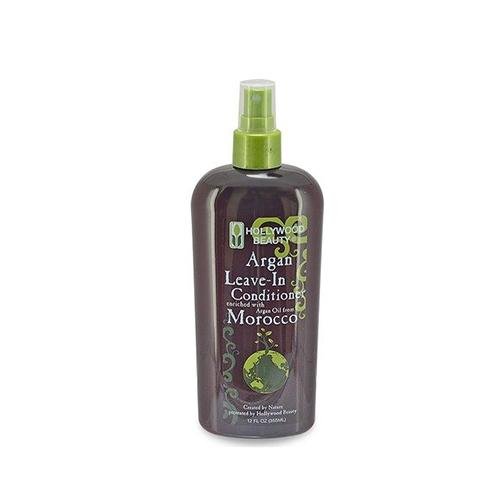 Hollywood Beauty Moroccan Argan Oil Leave in Conditioner 355ml, Hollywood Beauty, Beautizone UK