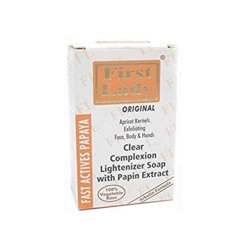 First Lady Organics Clear Complexion Lightenizer Soap With Papin Extract 200g, First Lady, Beautizone UK
