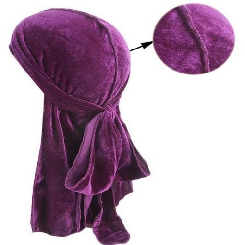 Magic Collection Velvet Durag Deep Wave Durag #4803 ALL COLORS, Magic Accessories, Beautizone UK