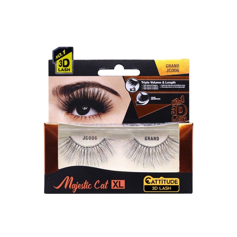 Majestic cat 25mm 3d lashes, Majestic Cat, Beautizone UK