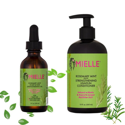 Mielle Rosemary Mint Oil & Leave In Conditioner Combo Set, Mielle Organics, Beautizone UK