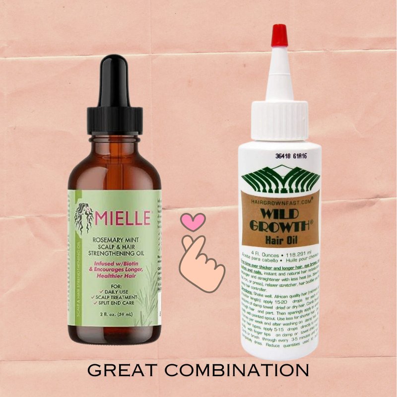 Mielle Rosemary Mint Oil & Wild Growth Oil Bundle Pack — Beautizone UK