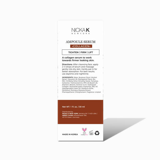 Nicka K Ampoule Serum Tighten Collagen 30ml, NICKA K, Beautizone UK