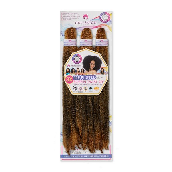 Obsession Bulk : 3x Pre-Fluffed Poppin Twist - 20" Inches, Obsession, Beautizone UK