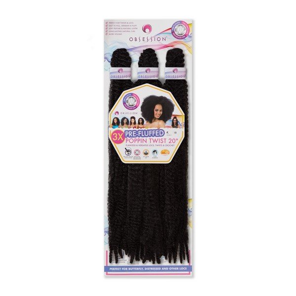 Obsession Bulk : 3x Pre-Fluffed Poppin Twist - 20" Inches, Obsession, Beautizone UK