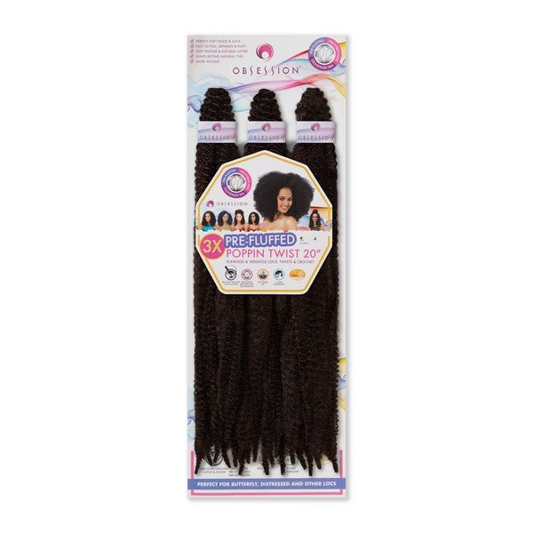 Obsession Bulk : 3x Pre-Fluffed Poppin Twist - 20" Inches, Obsession, Beautizone UK