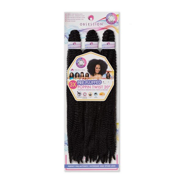 Obsession Bulk : 3x Pre-Fluffed Poppin Twist 20