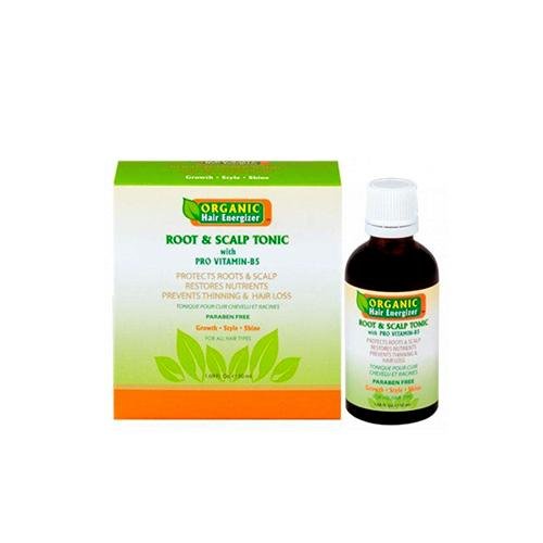 Organic Hair Energizer Root And Scalp Tonic with Pro-Vitamin B5 50ml, Organic Hair Energizer, Beautizone UK