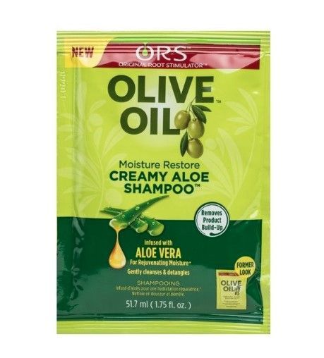 Organic Root Stimulator Olive Oil Creamy Aloe Shampoo - 1.75 oz packet, Aloe Shampoo, Beautizone UK
