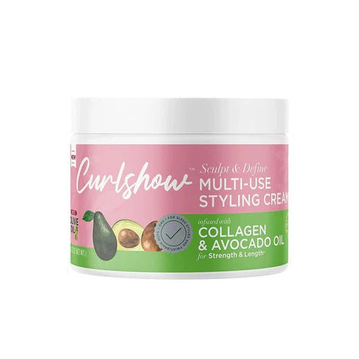 ORS Olive Curlshow Multi-Use Styling Cream Infused with Collagen & Avocado (12.OZ), ORS, Beautizone UK
