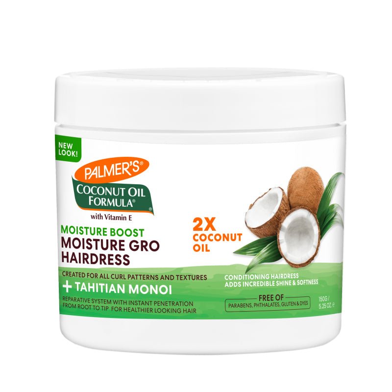 Palmer's Coconut Oil Moisture Gro Hairdress 150G, Palmer's, Beautizone UK