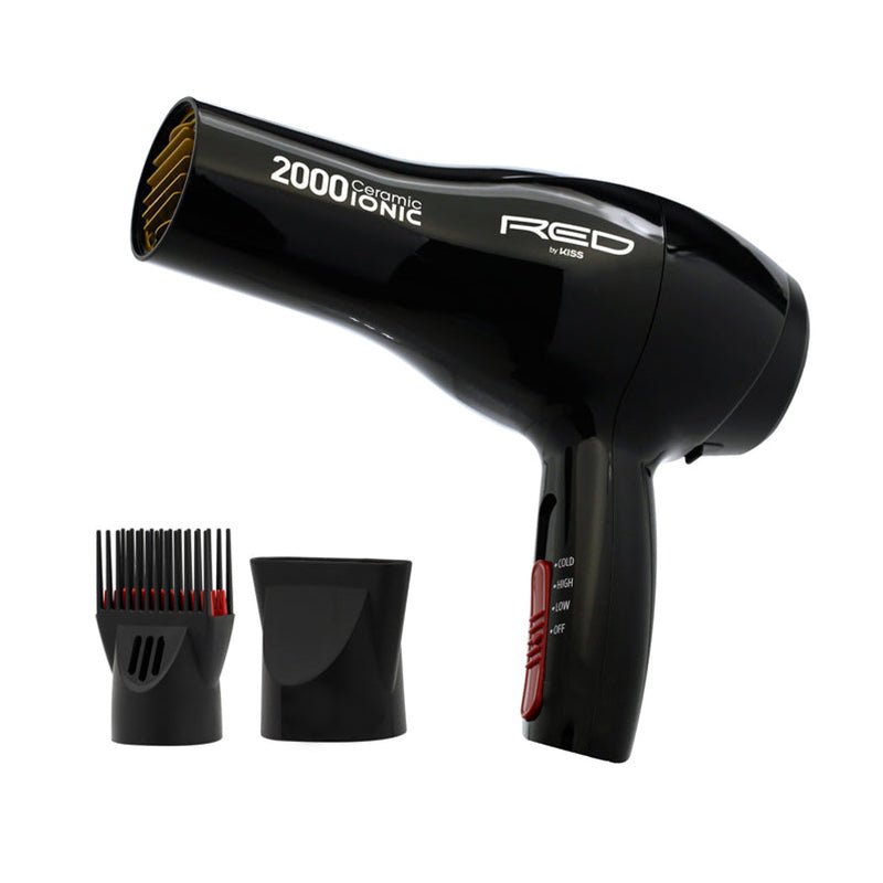 RED BY KISS 2000 CERAMIC IONIC, hair dryer, Beautizone UK