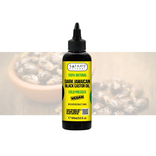 Safah's 100% Natural Dark Jamaican Black Castor Oil Vegan, Safah's Natural, Beautizone UK
