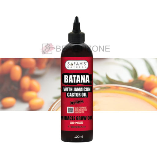 Safah's Natural BATANA Oil with Jamaican Castor Oil 100ml, Safah's Natural, Beautizone UK
