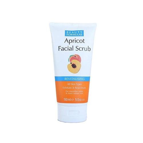Beauty Formulas Apricot Facial Revitalising Scrub 150ml, Beauty Formulas, Beautizone UK