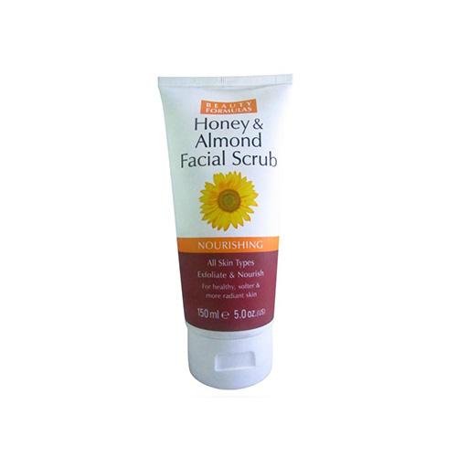 Beauty Formulas Honey & Almond Facial Scrub 150ml, Beauty Formulas, Beautizone UK