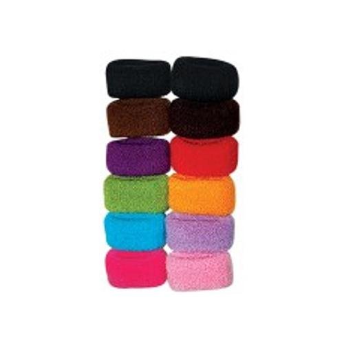 Fine Lines 12 Pack Mini Soft Scrunchie Mix Colour # 6016, Fine Lines, Beautizone UK