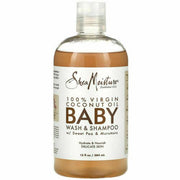 SHEA MOISTURE 100% VIRGIN COCONUT OIL BABY WASH & SHAMPOO 13OZ, SHEA MOISTURE, Beautizone UK