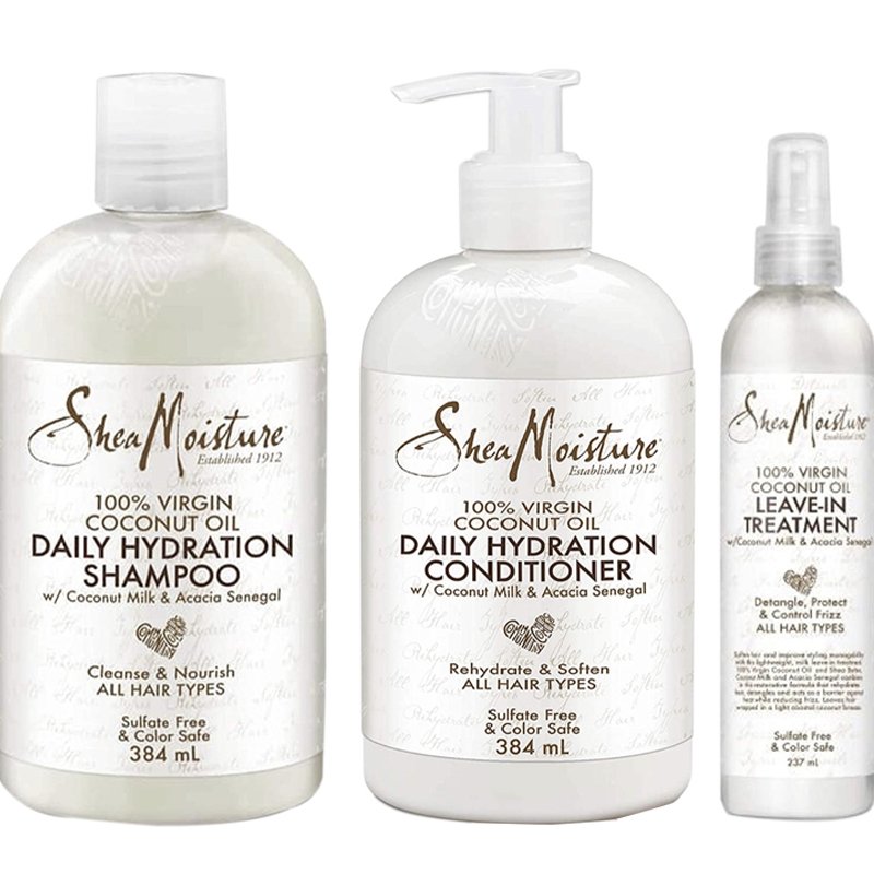 Shea Moisture 100% Virgin Coconut Oil Combo Deal, Shea Moisture, Beautizone UK