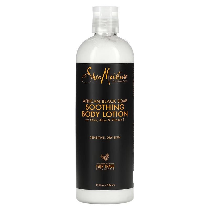 Shea Moisture African Black Soap Soothing body lotion 384ml, Shea Moisture, Beautizone UK