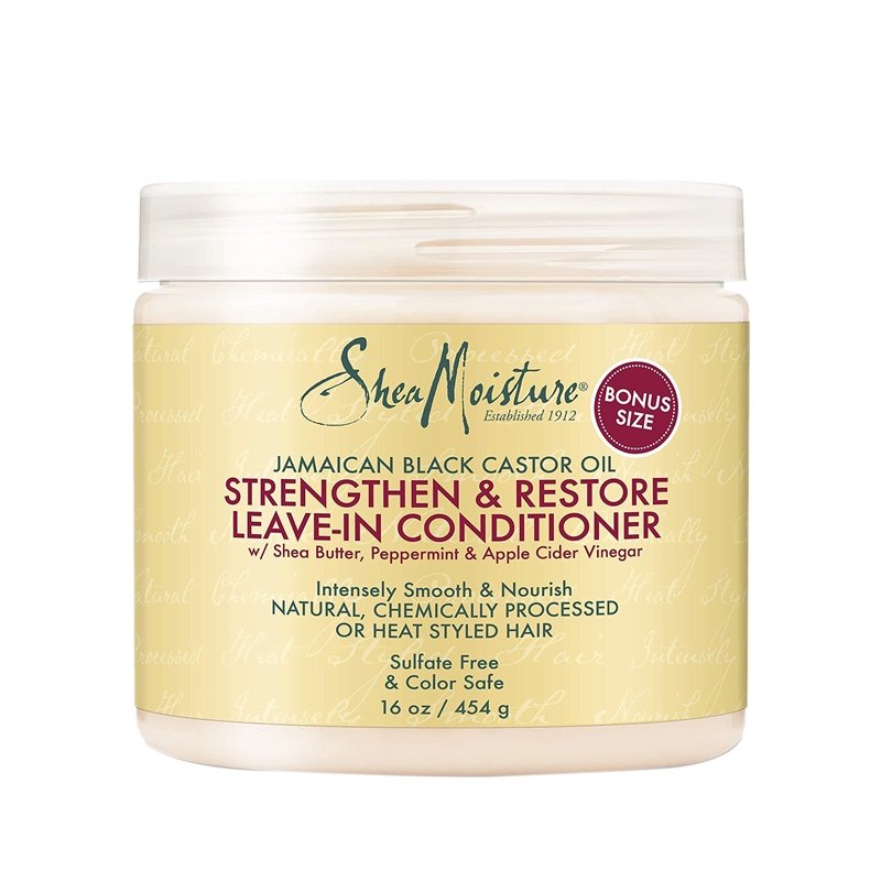 Shea Moisture Jamaican Black Castor Oil Strengthen & Restore Leave-In Conditioner 454g, SHEA MOISTURE, Beautizone UK