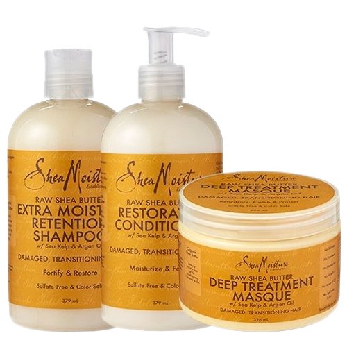 Shea Moisture Raw Shea Butter Combo Pack, SHEA MOISTURE, Beautizone UK