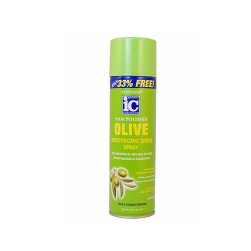 Fantasia IC Olive Moisturizing Sheen Spray Hair Polisher 397ml, Ic Fantasia, Beautizone UK